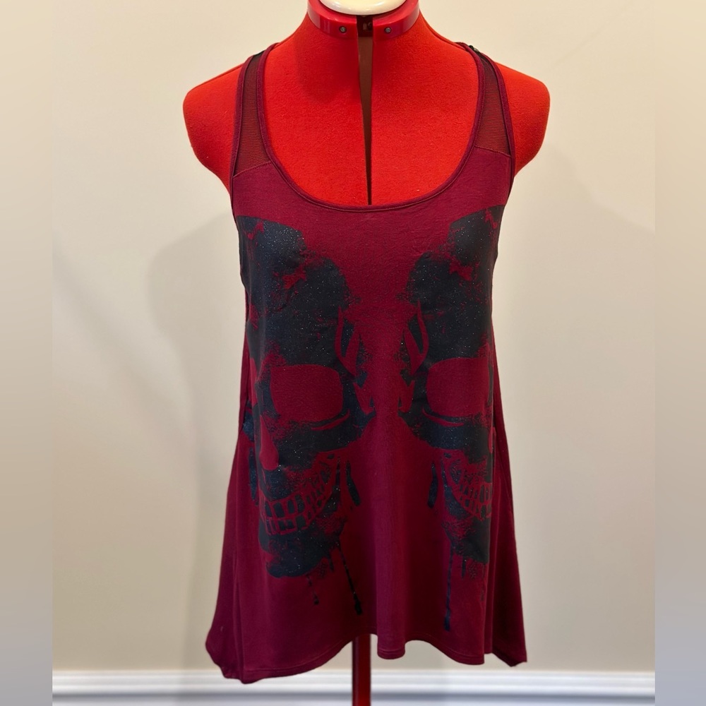 Rock and Roll collection: Red skull tank top